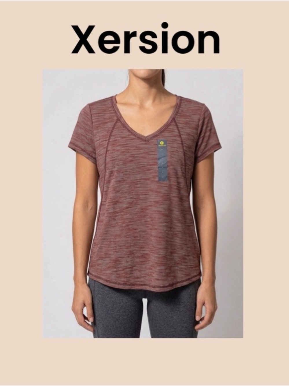 Xersion Semi Fit Athletic Top Size Large NWT